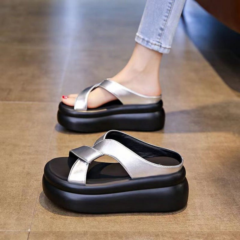Sandalias con aumento de altura
