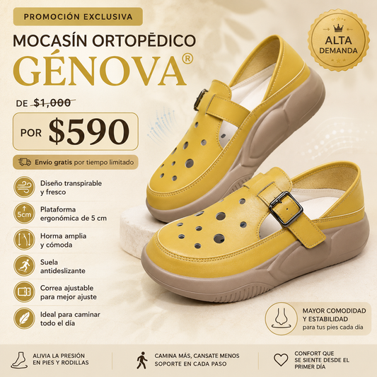 Mocasines Ortopédicos Génova - Frescura y comodidad en cada paso