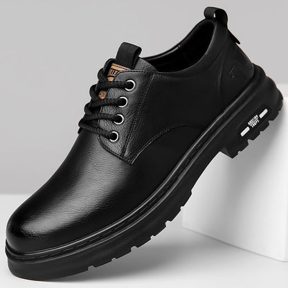 Botas Martin hombre 2025 nuevo modelo negro calzado inglés botas casuales para hombre versátiles con corte alto y medio moda