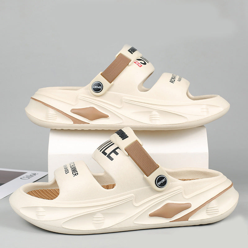 ✨ Oferta por tiempo limitado ✨Sandalias gruesas y acolchadas con un agarre hinchable.